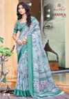 Vamika Vol 2 By Kashvi Dull Moss Viscose Daily Wear Saree Wholesalers In Surat